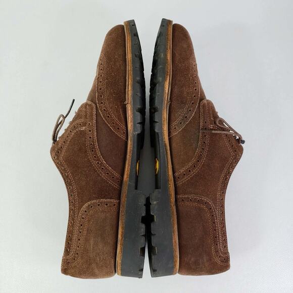 Cole Haan Suede Wingtip Laced Brown Suede Loafer Oxford Shoes Mens Size 11.5 D main image 4